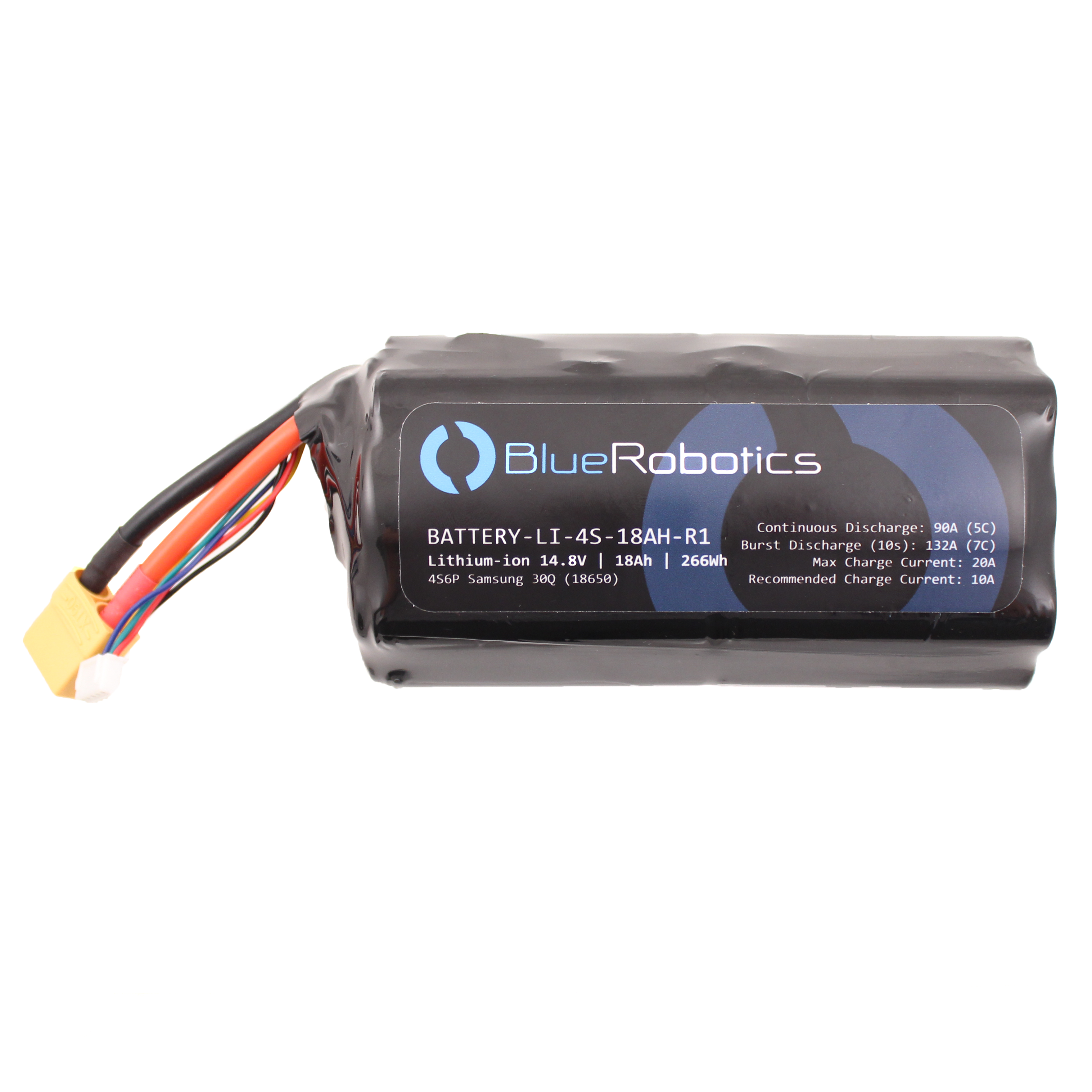 Lithium-ion Battery (14.8V, 18Ah) - Blue Robotics