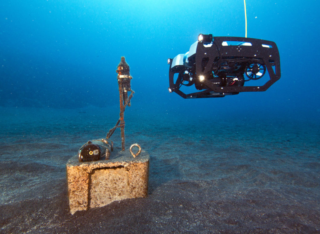 “The <em>BlueROV2</em>: Underwater drone?” (Credit: Jeff Milisen)