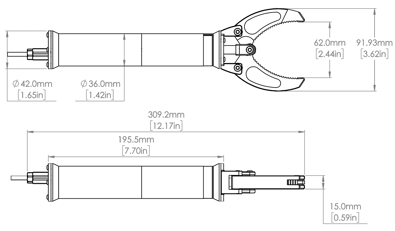 Newton Gripper Assembly Drawing